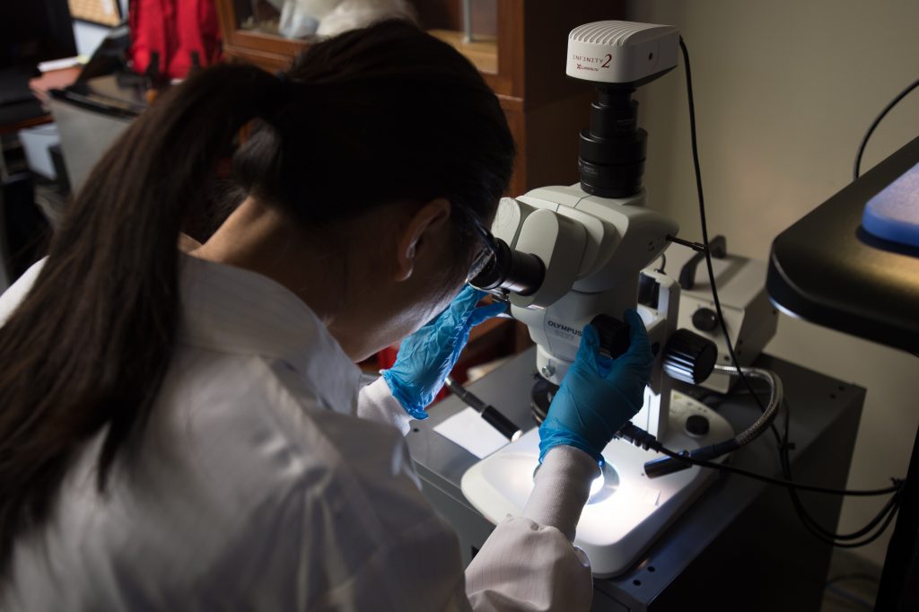 The labs section of the Los Angeles County Department of Medical Examiner-Coroner.